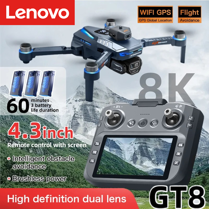Drone Gps Rc Tt36 - Lenovo GT8 Drone 8K Professional Dual