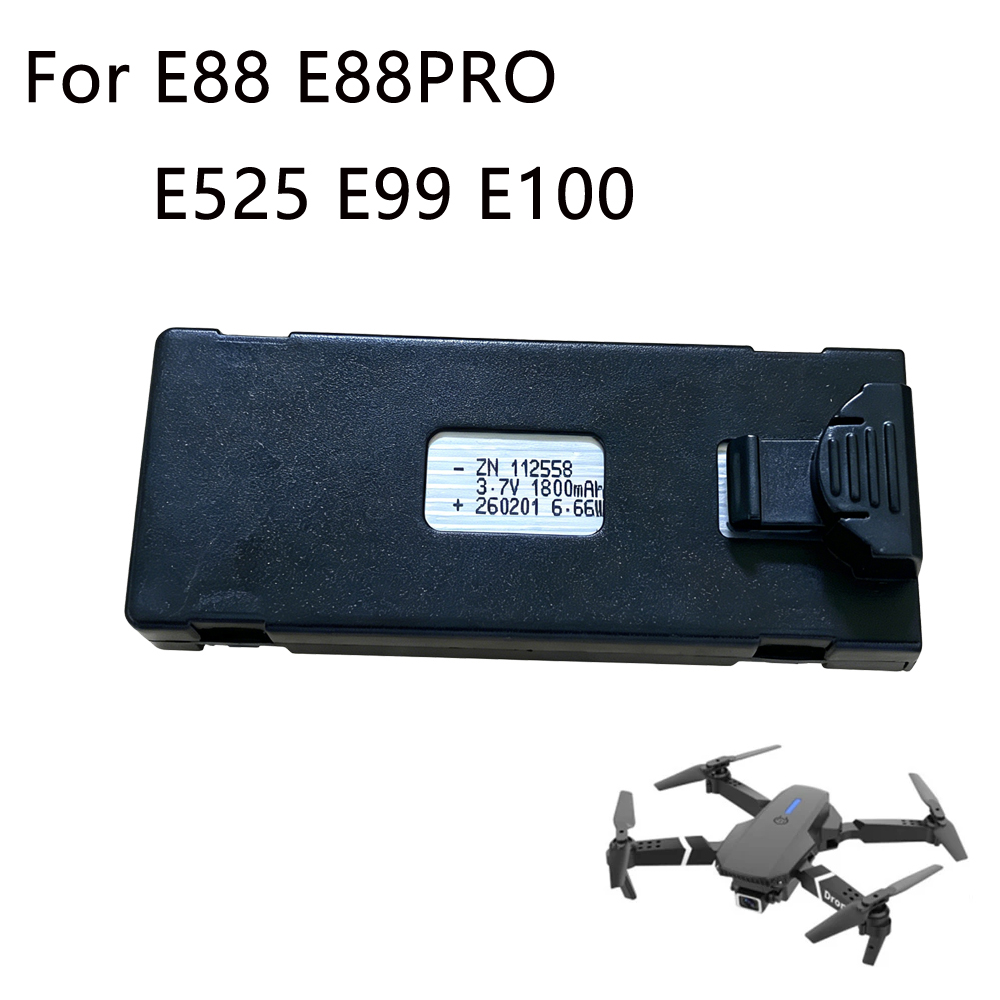 Drone Rc E99 K3 - E88 Drone Battery 3.7V 1800mAh Rechargeable
