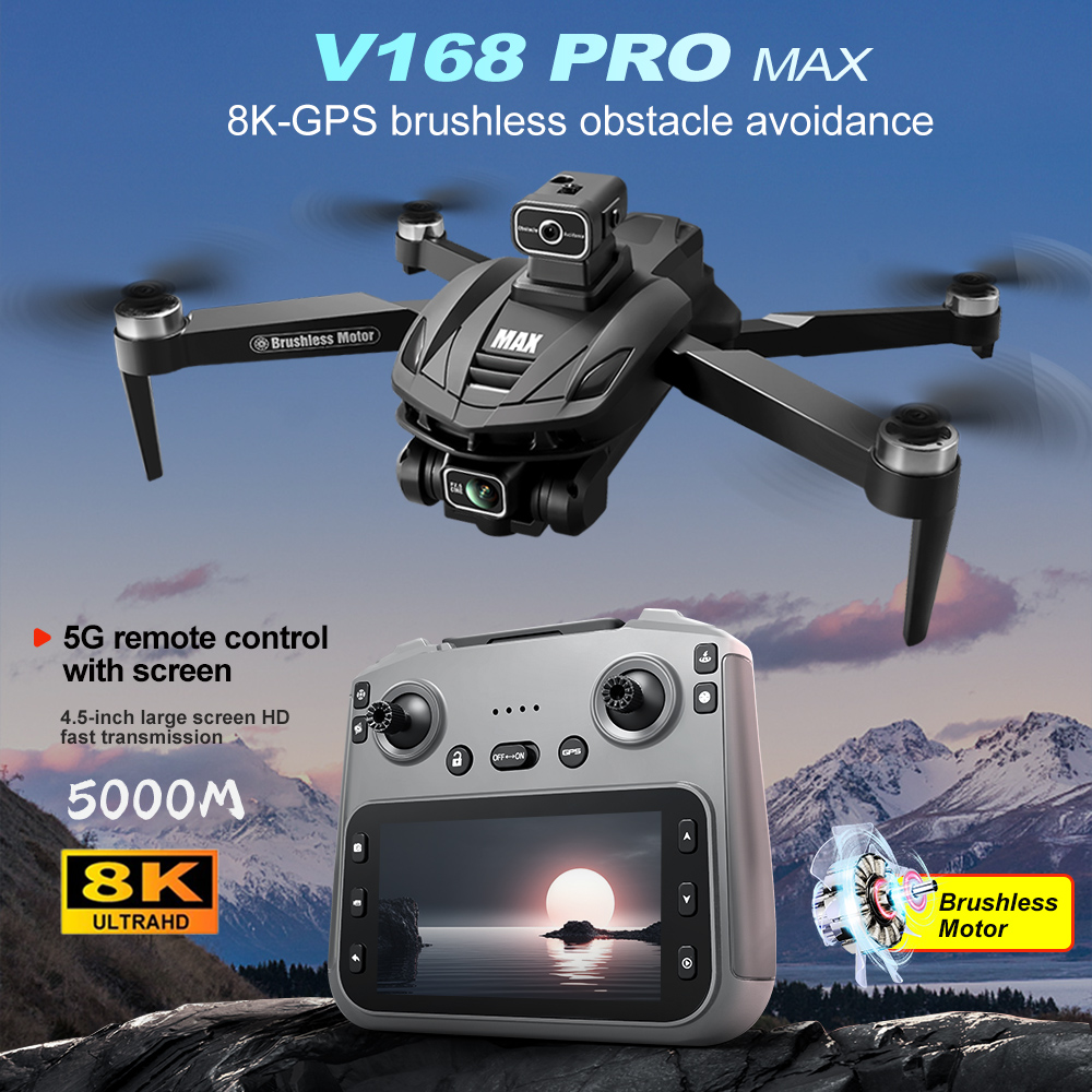 Drone Gps Rc Tt36 - V168 PRO Max GPS Drone 8K