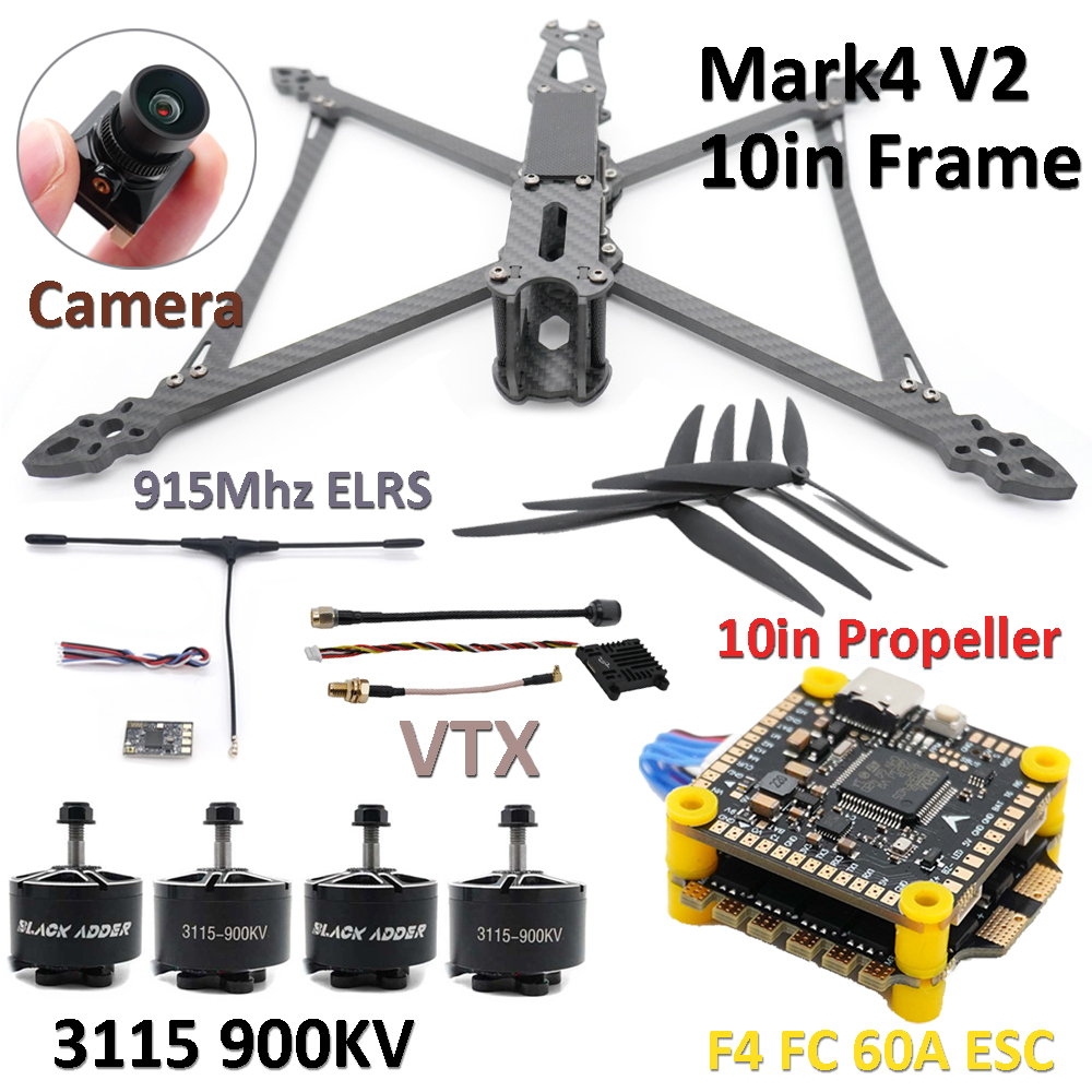 Drone Motor Rc Car - Mark4 V2 10in Frame Combo Set