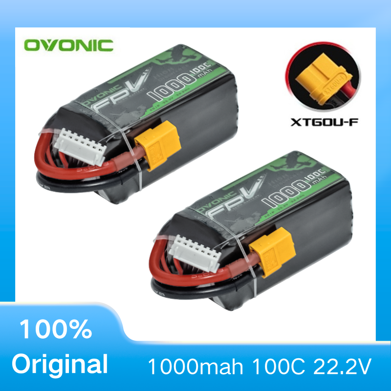 Drone Rc Race - 2Pcs OVONIC 1000mAh 100C 22.2V LiPo