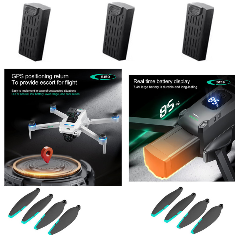 Drone Rc Gps S159 - S159 GPS RC Drone Original Battery
