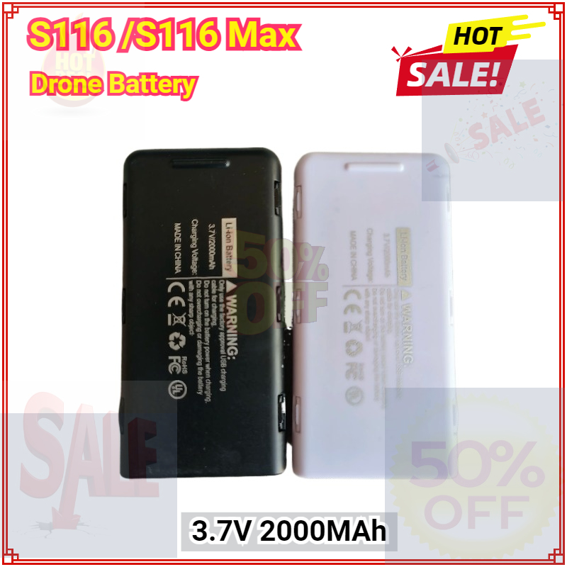 Drone Rc S116 - 3.7V 2000MAh Battery for S116 Max