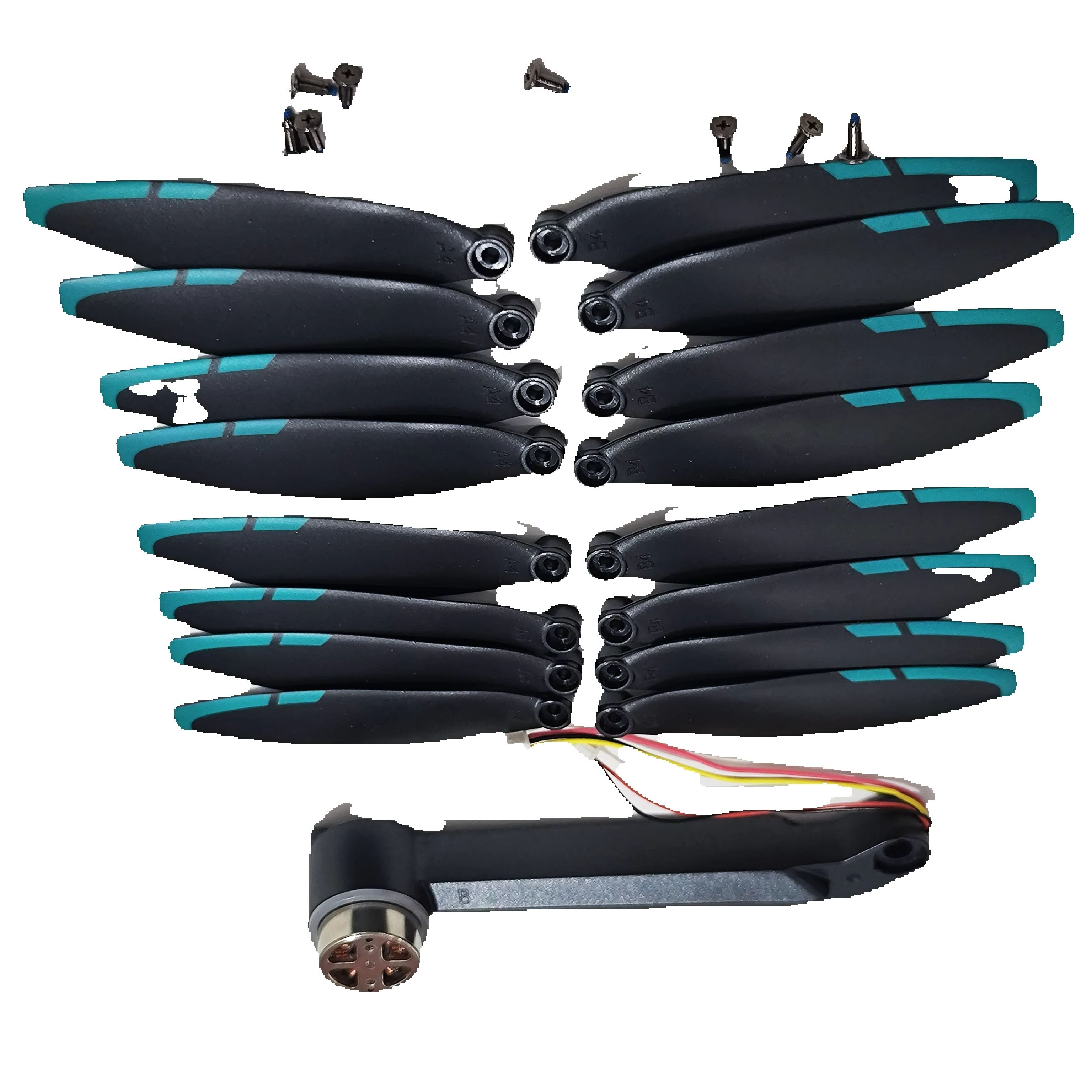Drone Rc Gps S159 - Blade Propeller 16PCS + Brushless Motor