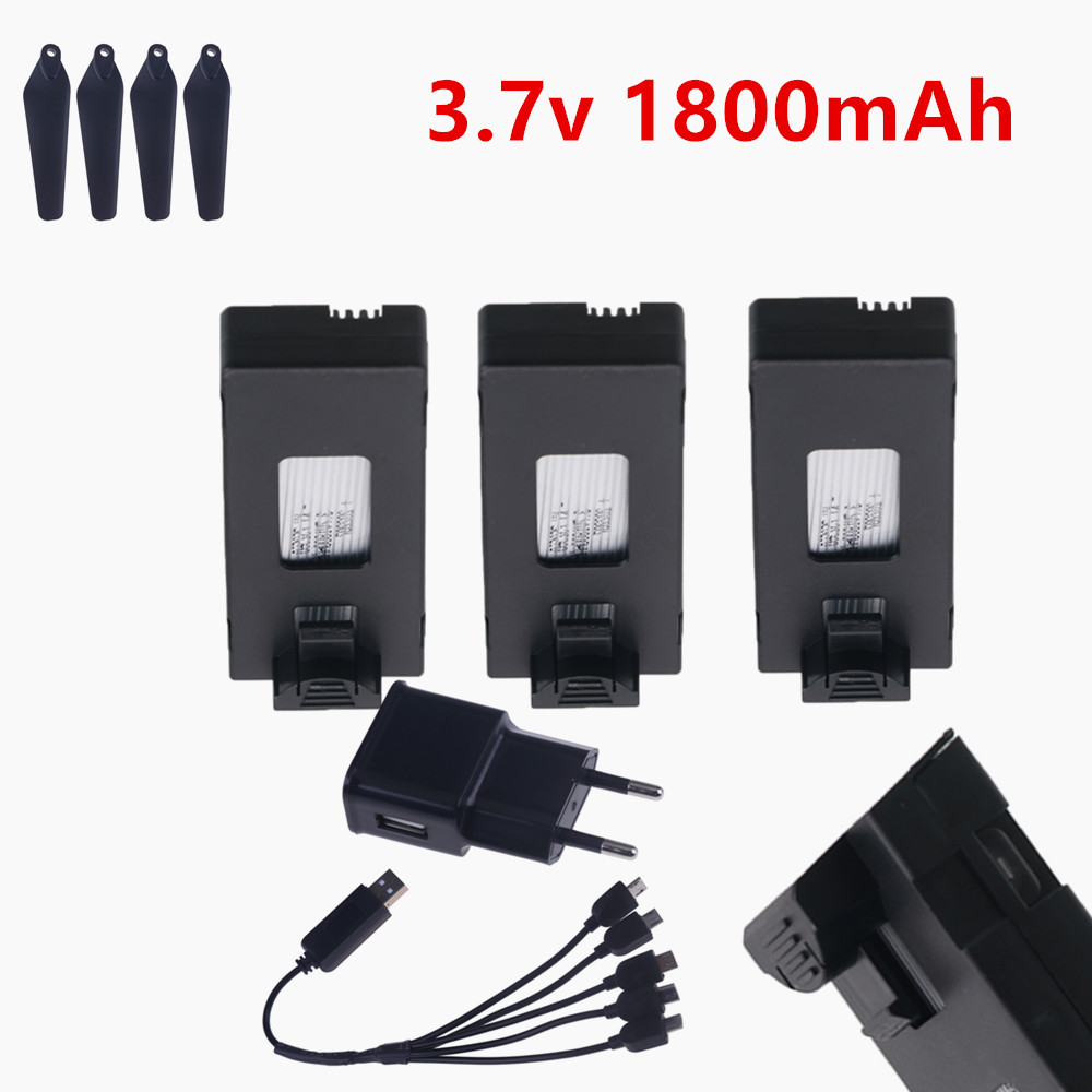 Drone Rc E99 K3 - Rechargeable 3.7V Lipo Battery 1800mAh Or