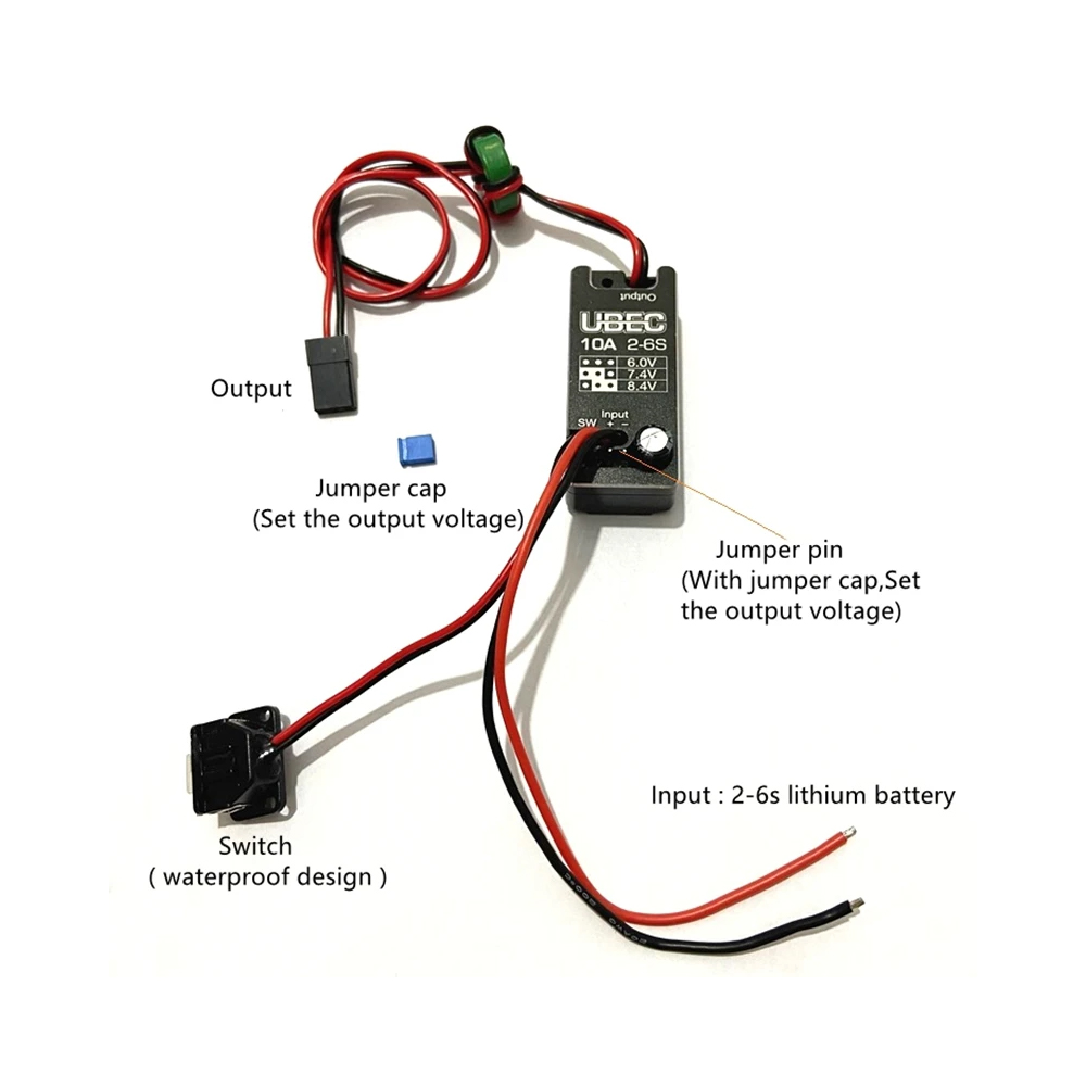 Hobbywing 10A UBEC 2-6S Voltag - Drone Motor Rc Car ulasan dan harga