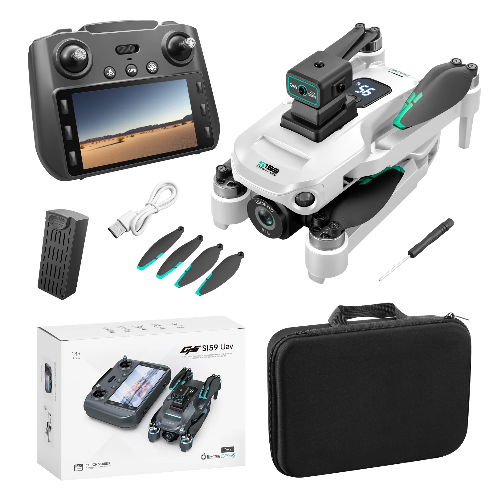 Professional S159 GPS Drone Wi - Drone Rc Gps S159 ulasan dan harga