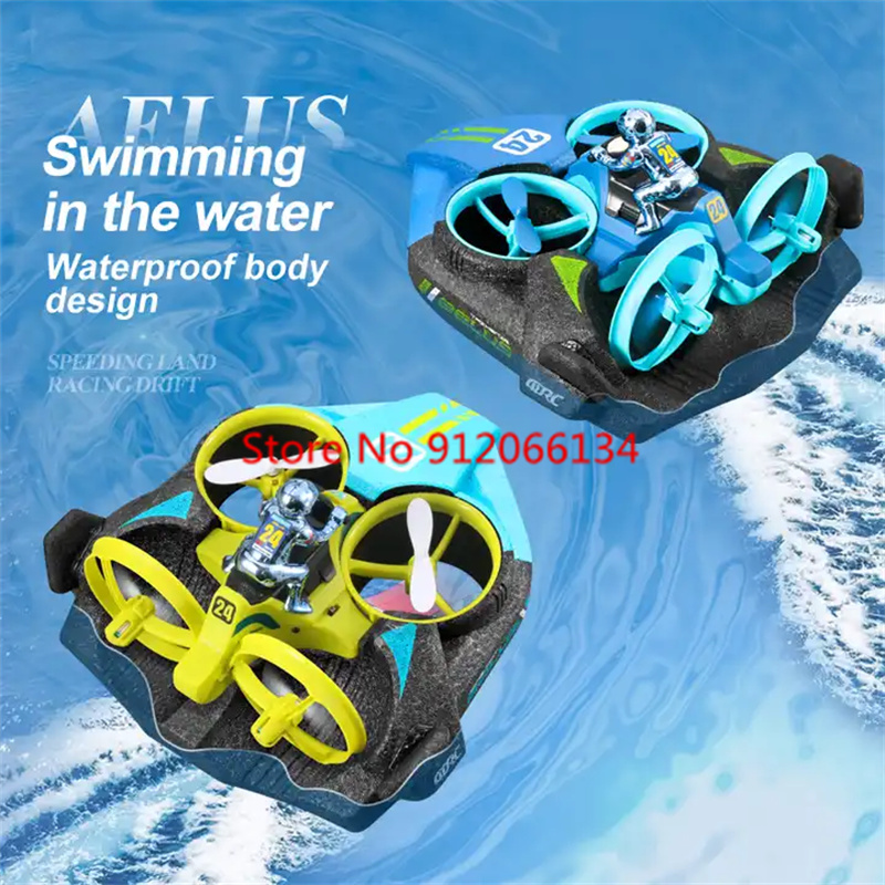 2.4G RC Plane Car Boat 3 In 1  - Drone Rc Game ulasan dan harga