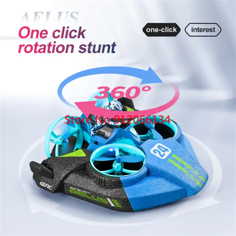 2.4G RC Plane Car Boat 3 In 1  - Drone Rc Game ulasan dan harga