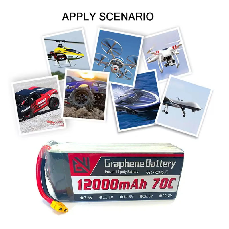 12000mAh 6S 22.2V 70C RC Lipo  - Drone Rc Game ulasan dan harga