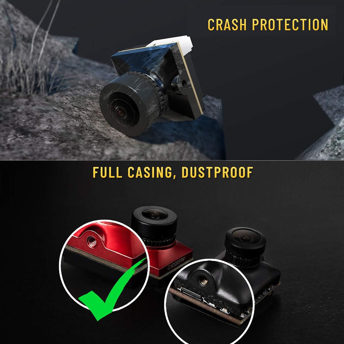 CADDX Micro FPV Camera Ratel 2 - Drone Rc Camera ulasan dan harga