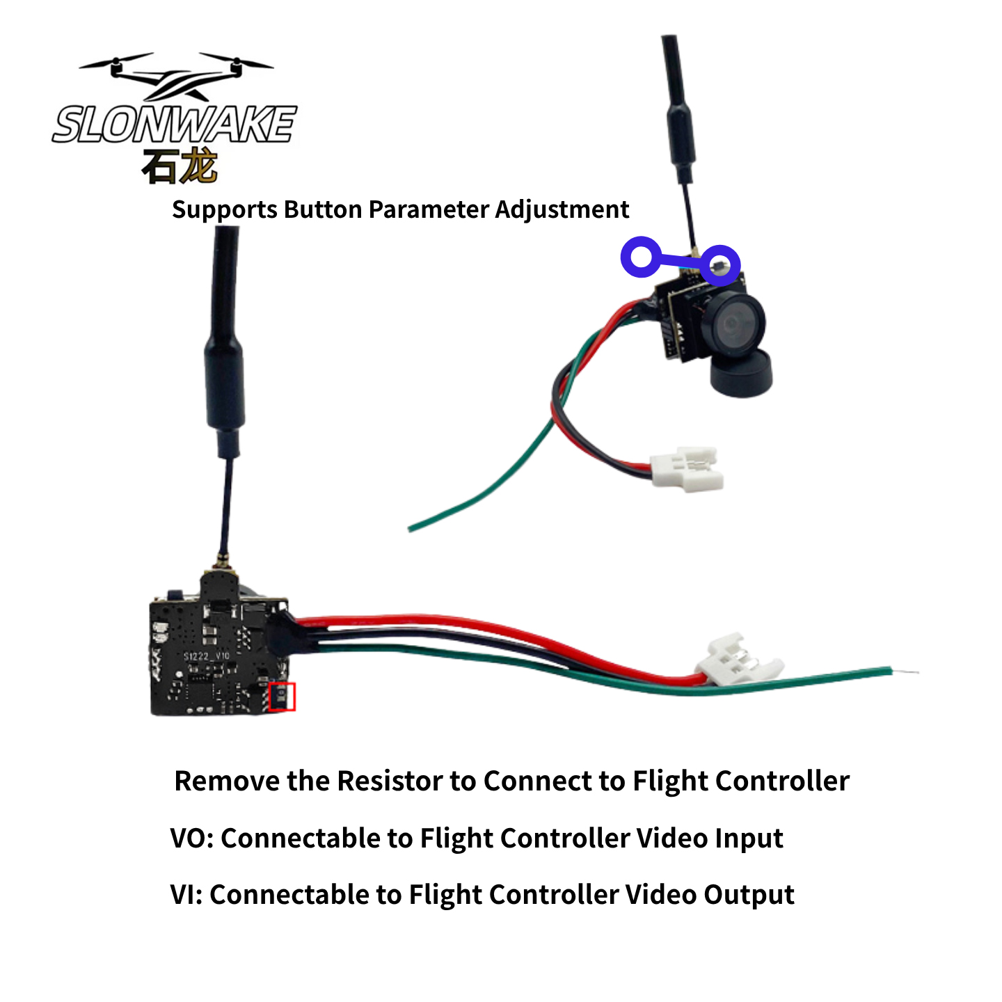 SLONWAKE 5.8G Analog Video Tra - Drone Rc Camera ulasan dan harga