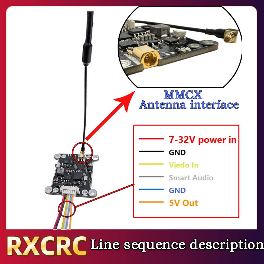 RXCRC 5.8G Module 48CH 1.6W VT - Drone Rc Camera ulasan dan harga
