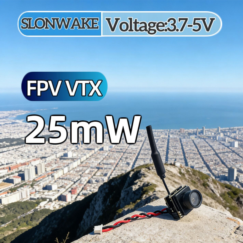SLONWAKE FPV 25mW power simula - Drone Rc Camera ulasan dan harga