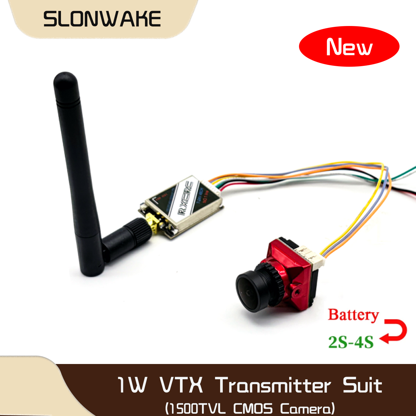 SLONWAKE  5.8G 48CH 1W VTX 100 - Drone Rc Camera ulasan dan harga