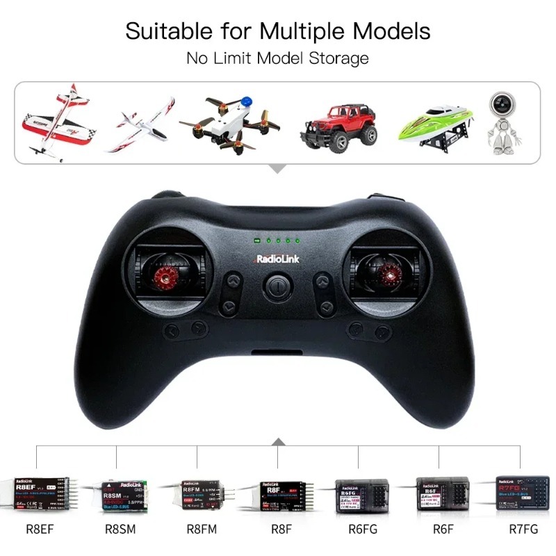 Radiolink T8S 2.4G 8 Channel R - Drone Rc Game ulasan dan harga