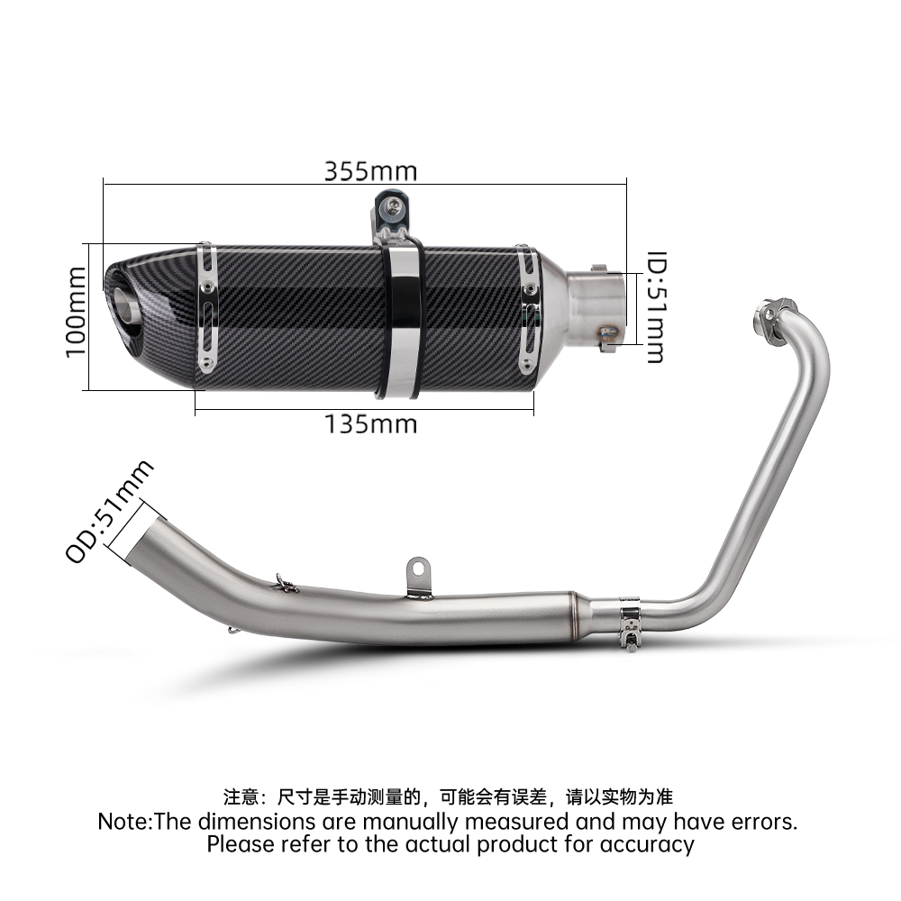 Slip-On For Zontes ZT125 U1 zt - Drone Z1 ulasan dan harga