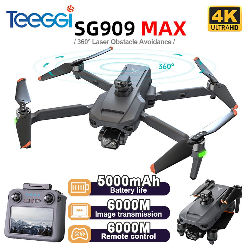 Teeggi SG909 MAX GPS Drone Wit - Drone Gps Rc Tt36 ulasan dan harga