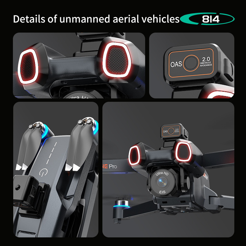 Lenovo 814 Smart FPV Drone Opt - Drone Smart Rc Foldable ulasan dan harga