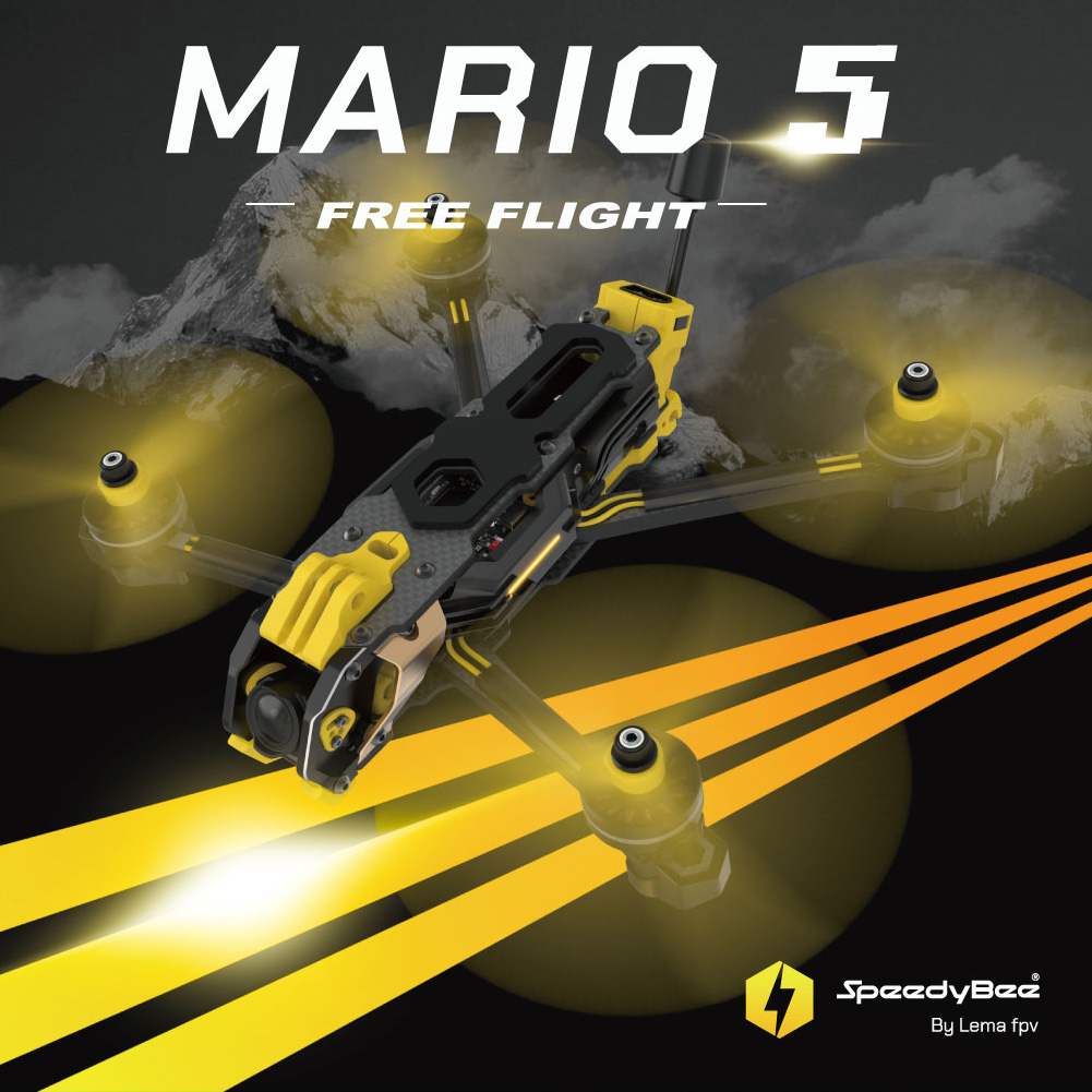 SpeedyBee Mario 5 Frame 5 inch - Micro Fpv Quad ulasan dan harga