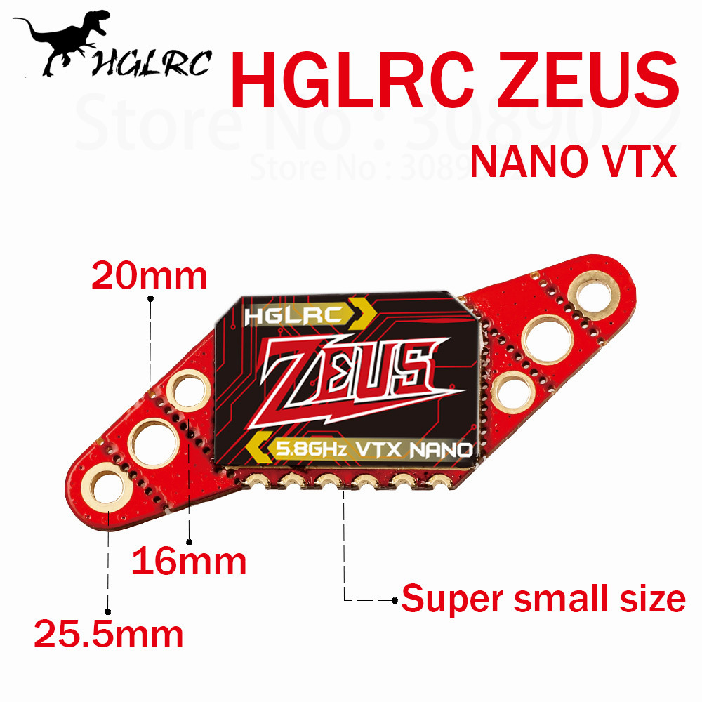 HGLRC Zeus Nano VTX 350mW 5.8G - Micro Fpv Quad ulasan dan harga