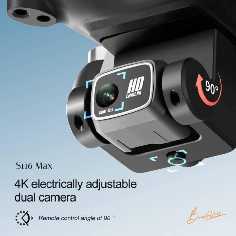 S116 MAX Elf Drone Professiona - Drone Rc S116 ulasan dan harga