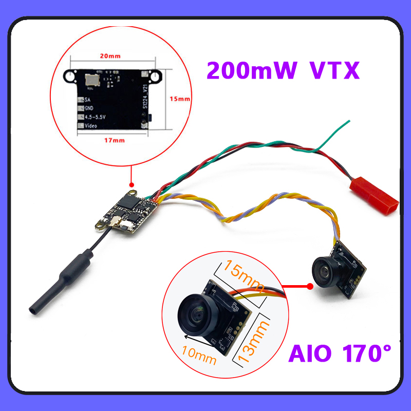 SLONWAKE 5.8G 1200TVL FPV Came - Drone Rc Camera ulasan dan harga