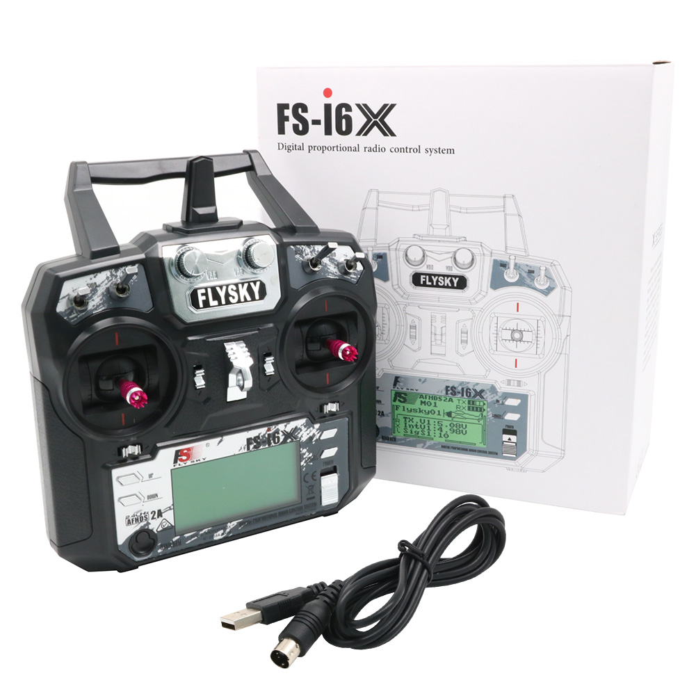 FLYSKY FS-i6X FS i6X 10CH 2.4G - Drone Rc Race ulasan dan harga