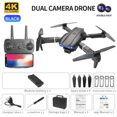 E99 K3 Pro HD 4K Drone with Du - Drone Rc E99 K3 ulasan dan harga