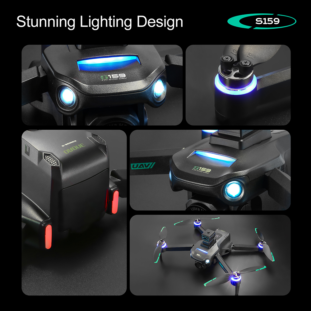 New S159 Drone Professional 8k - Drone Rc Gps S159 ulasan dan harga